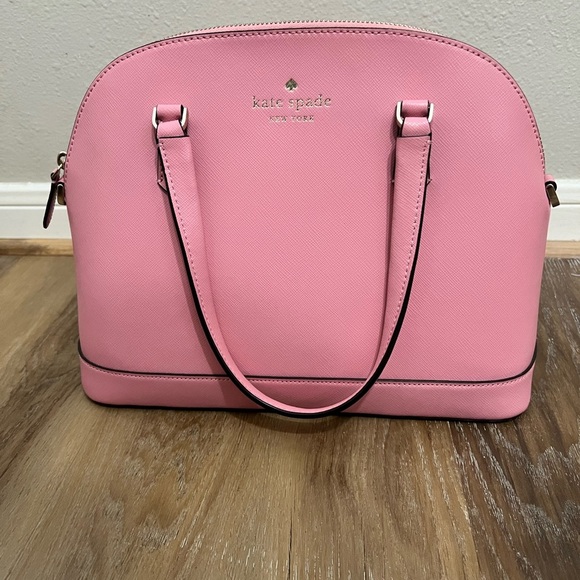 Kate Spade Pink Satchel with Silver Accents - Picture 5 of 9